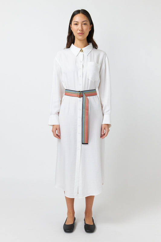 Kate Sylvester | Maris Shirt Dress | White | Palm Boutique