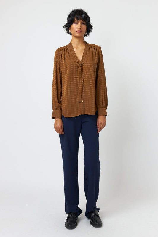 Kate Sylvester | Penelope Blouse | Bronze | Palm Boutique