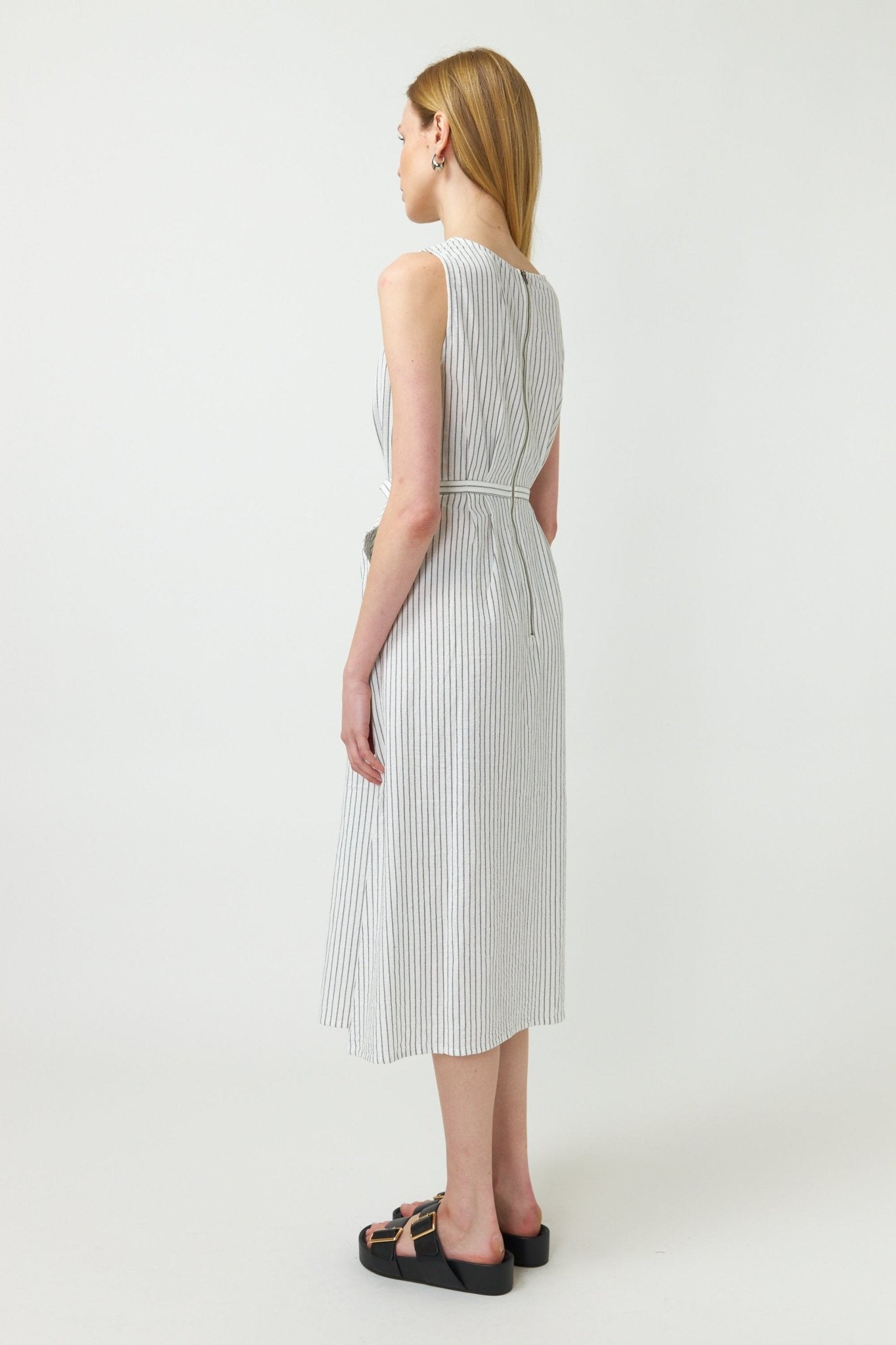 Kate Sylvester | Summer Stripe Sundress | White | Palm Boutique