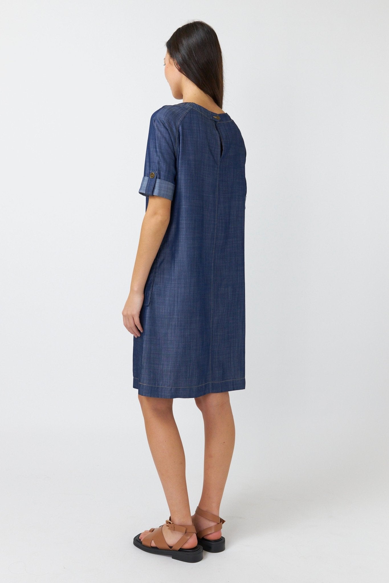 Kate Sylvester | Traveller Sack Dress | Chambray | Palm Boutique