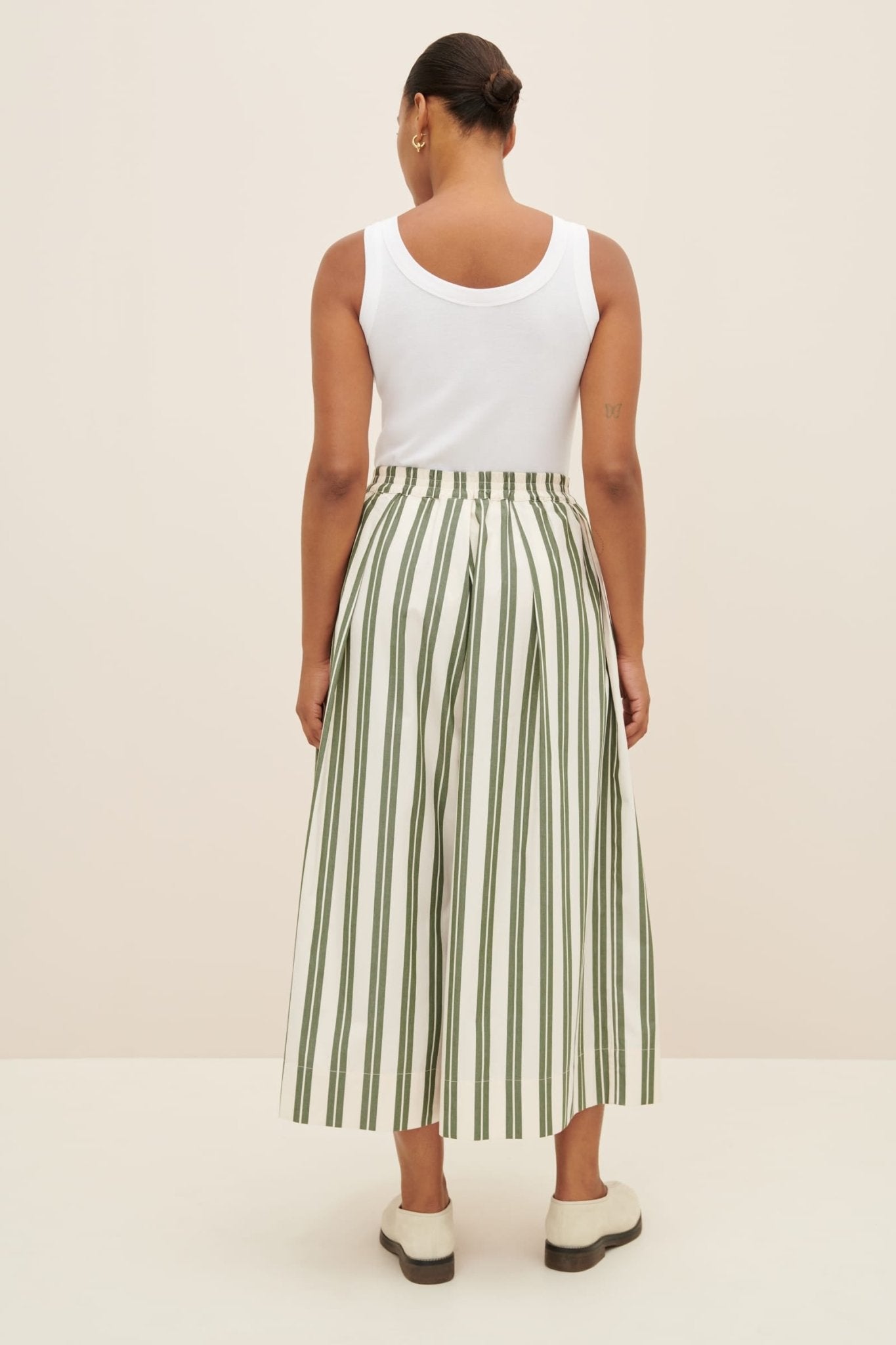 kowtow | Athena Pant | Forest Stripe | Palm Boutique