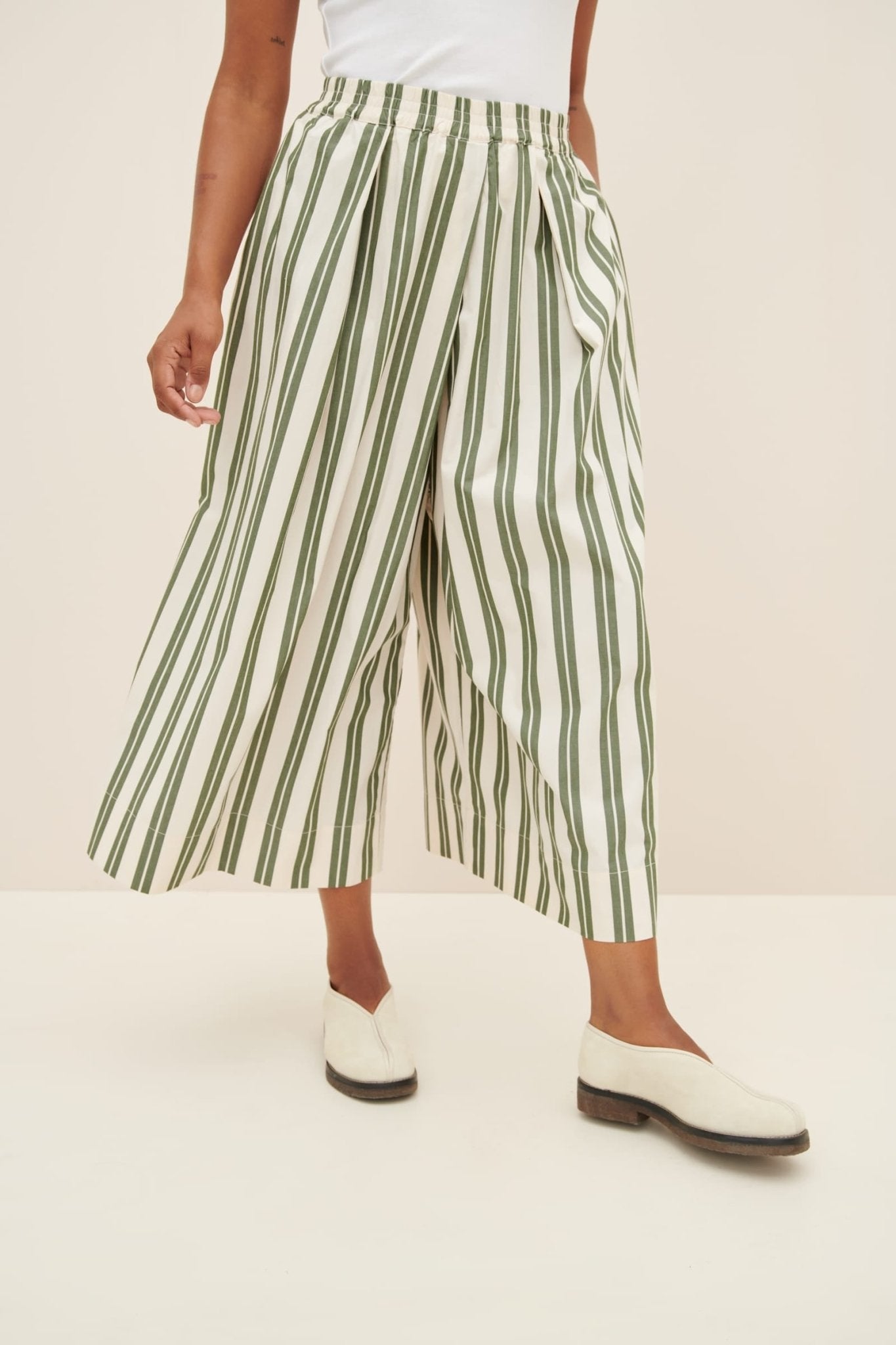 kowtow | Athena Pant | Forest Stripe | Palm Boutique