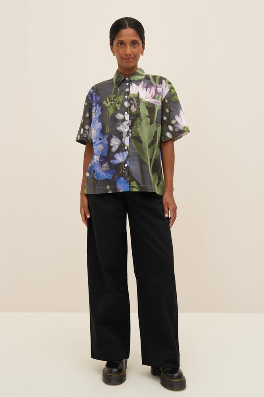 kowtow | Bloom Shirt | Delphinium | Palm Boutique