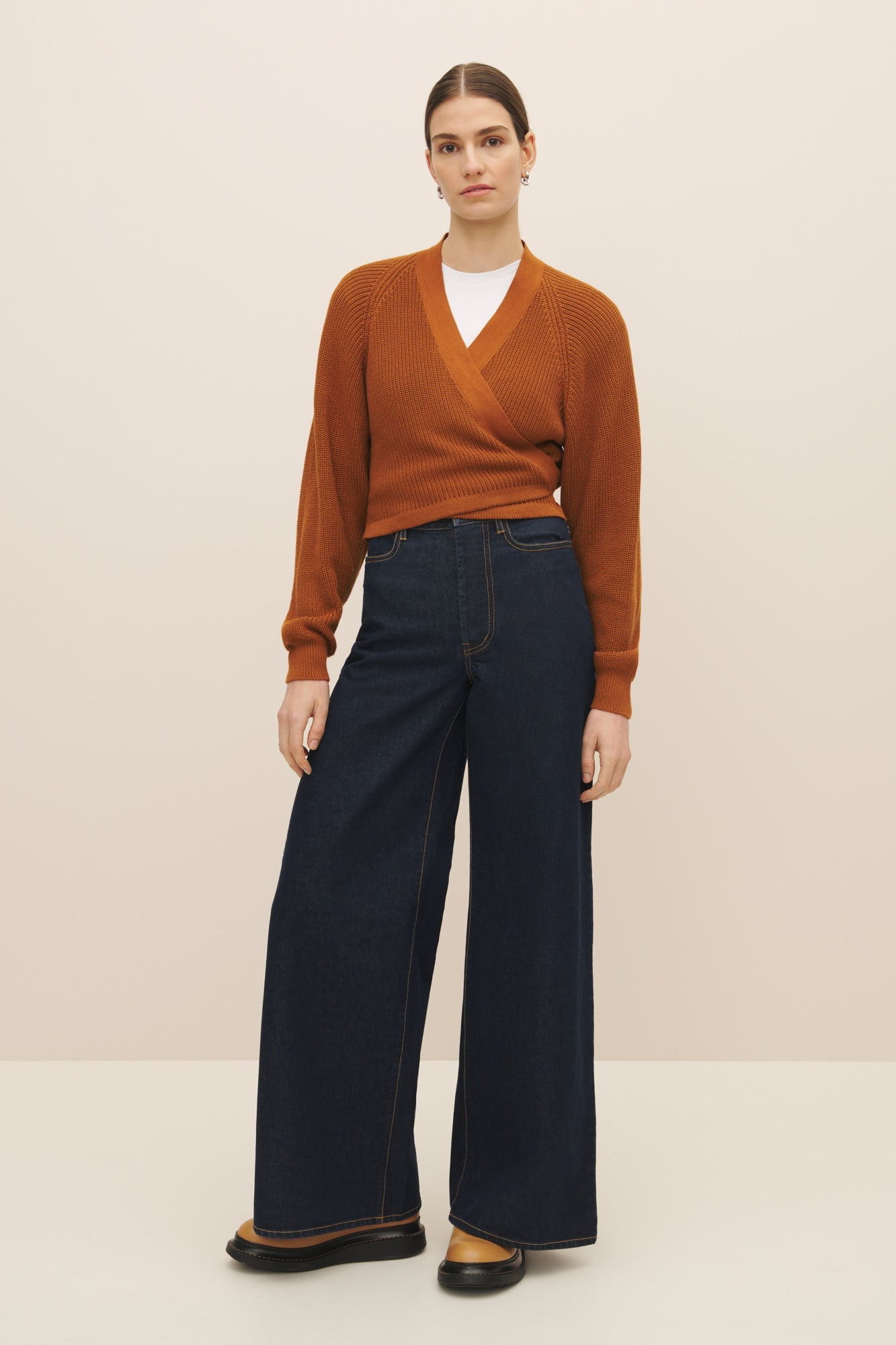 kowtow | Composure Cardi | Copper | Palm Boutique