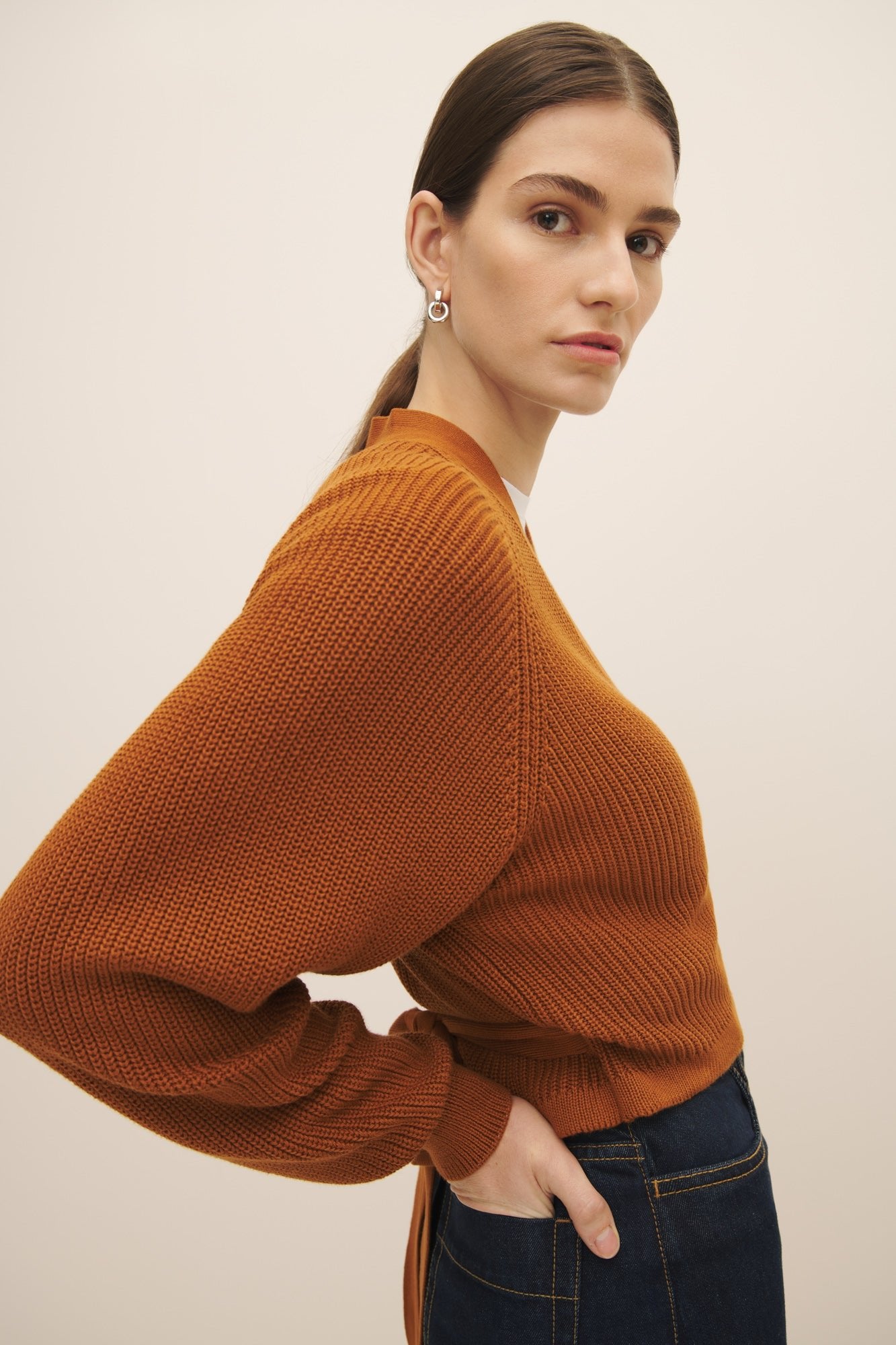 kowtow | Composure Cardi | Copper | Palm Boutique