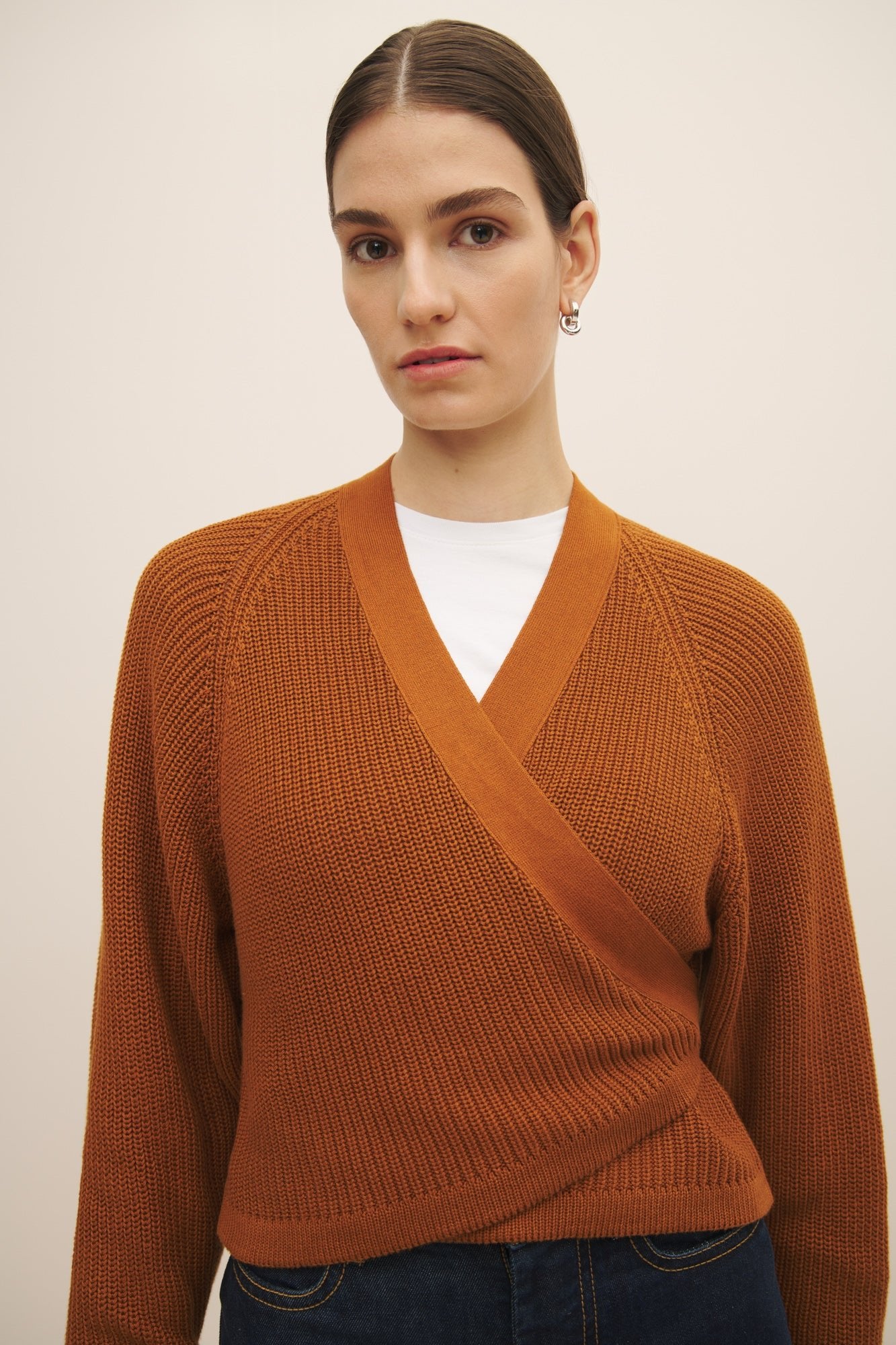 kowtow | Composure Cardi | Copper | Palm Boutique