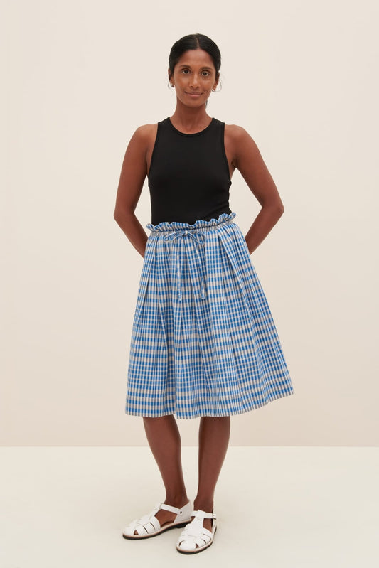 kowtow | Cove Skirt | Duo Check | Palm Boutique