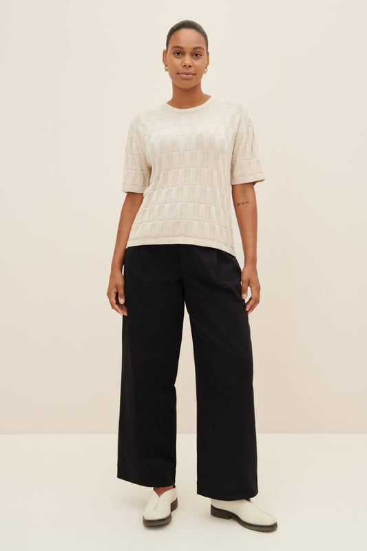 kowtow | Etch Tee | Light Marle | Palm Boutique