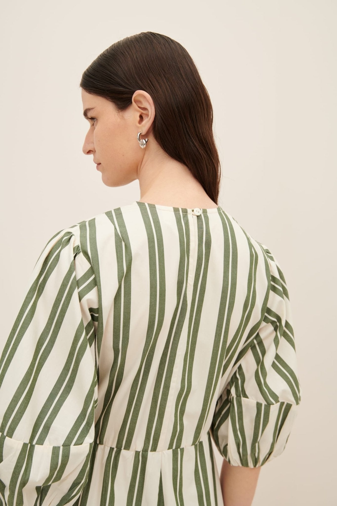 kowtow | Joan Dress | Forest Stripe | Palm Boutique