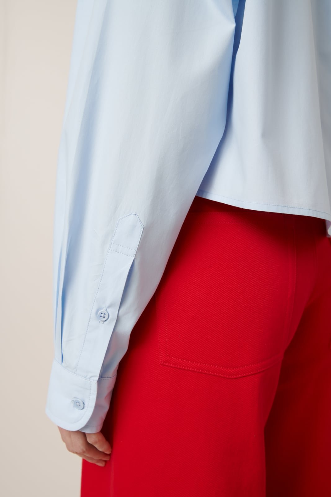 kowtow | Lauren Shirt | Sky Blue | Palm Boutique