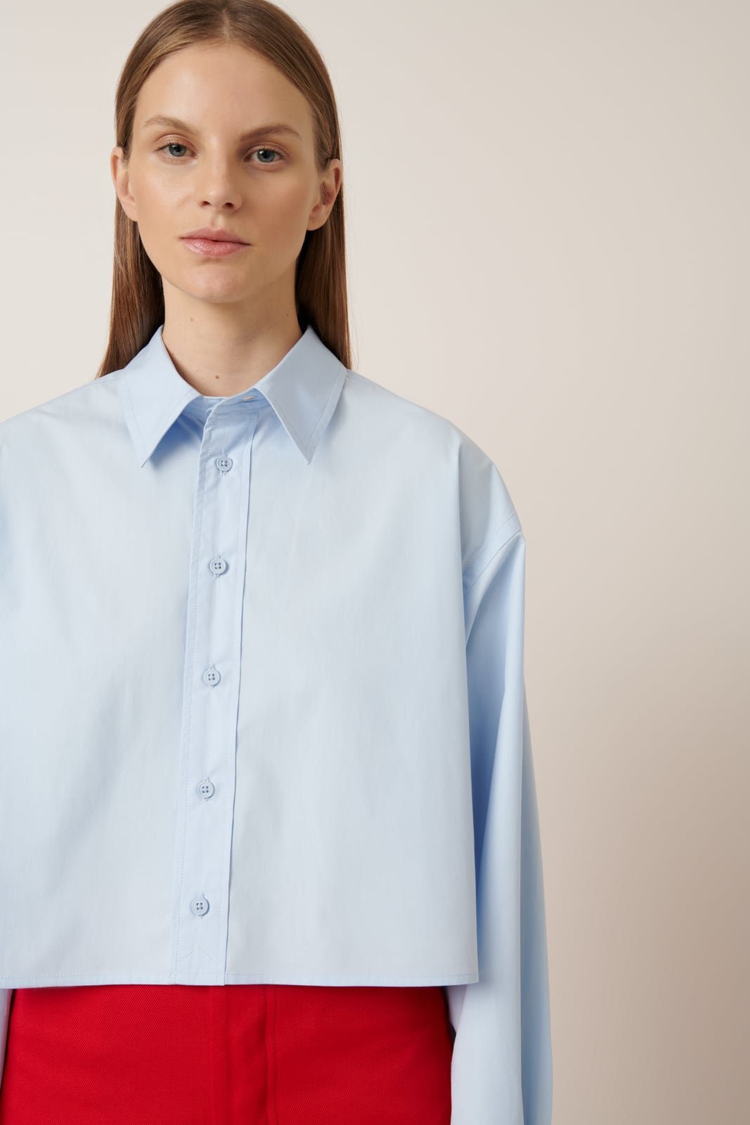 kowtow | Lauren Shirt | Sky Blue | Palm Boutique