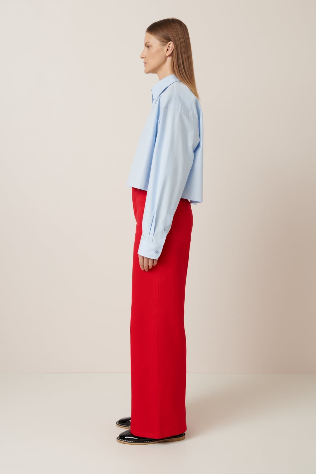 kowtow | Lauren Shirt | Sky Blue | Palm Boutique