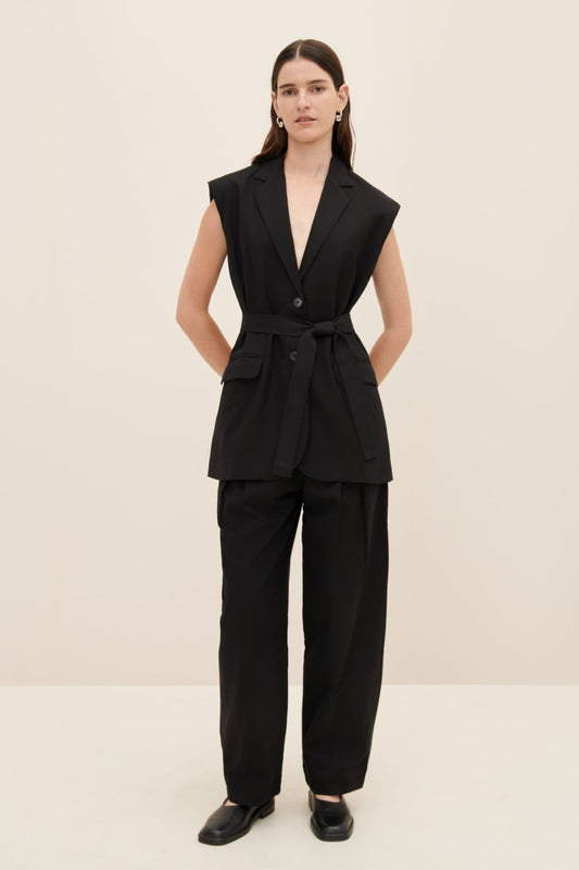 kowtow | Lena Blazer | Black | Palm Boutique