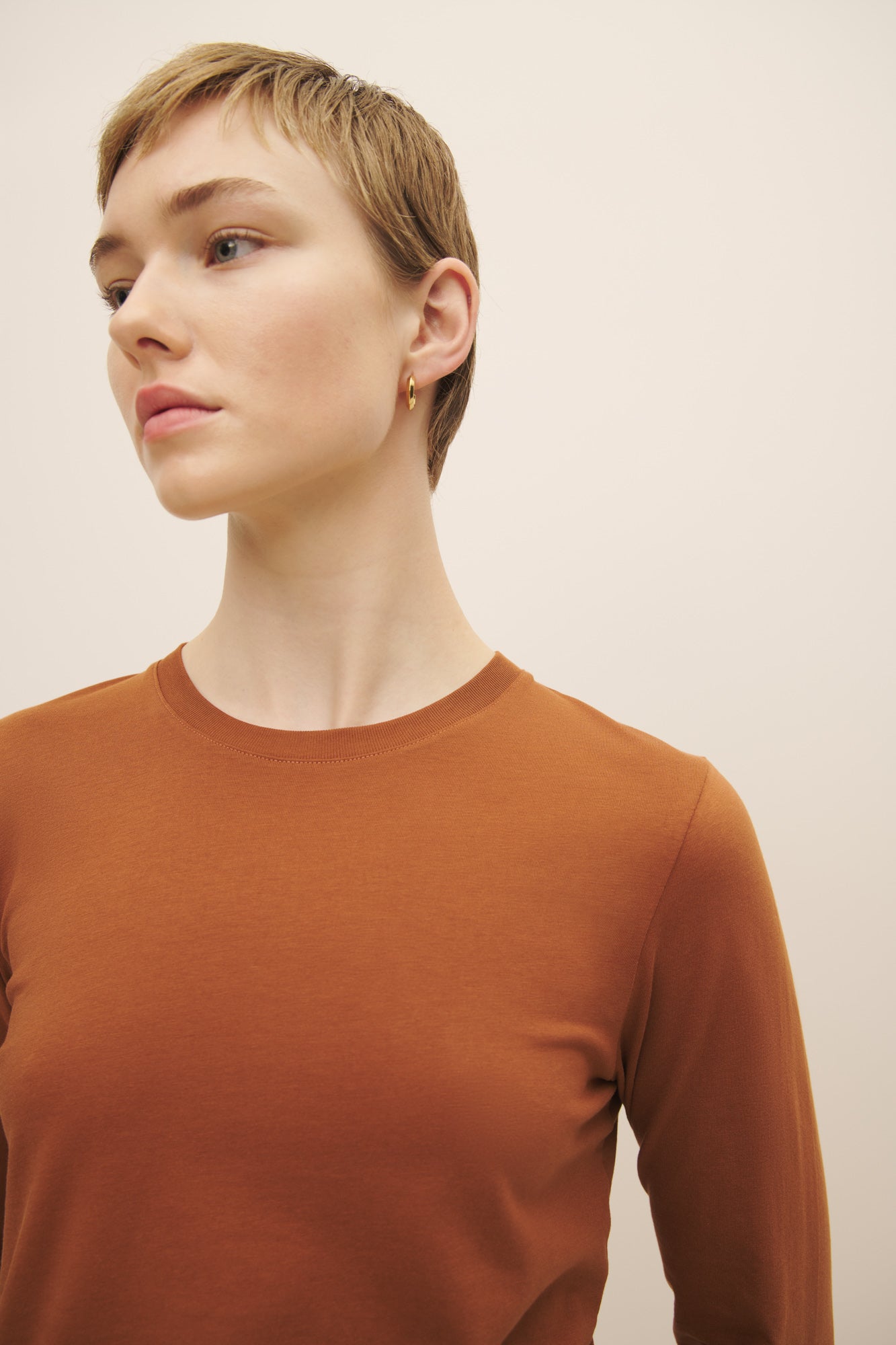 kowtow | Long Sleeve Top | Burnt Umber | Palm Boutique