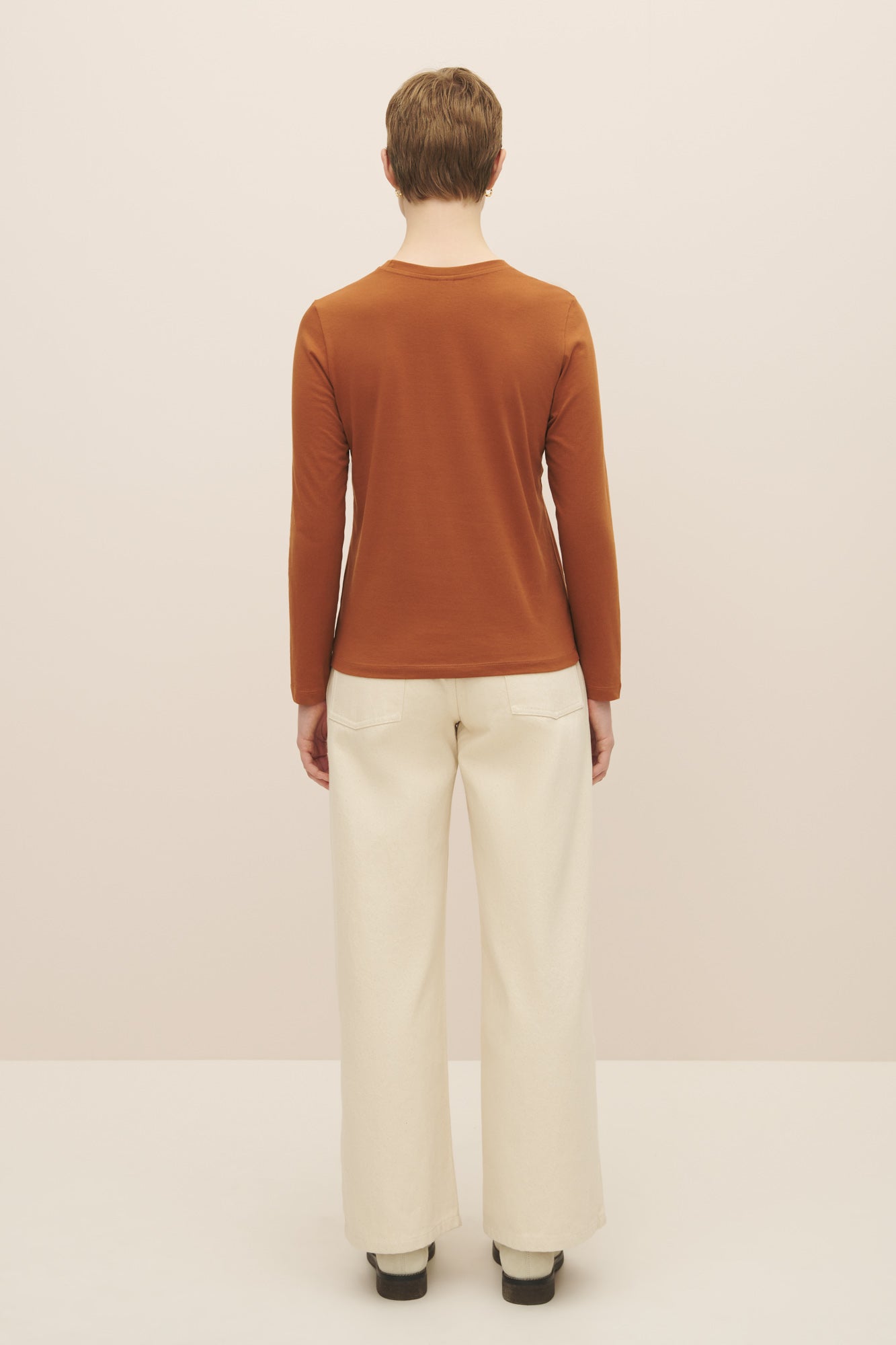 kowtow | Long Sleeve Top | Burnt Umber | Palm Boutique