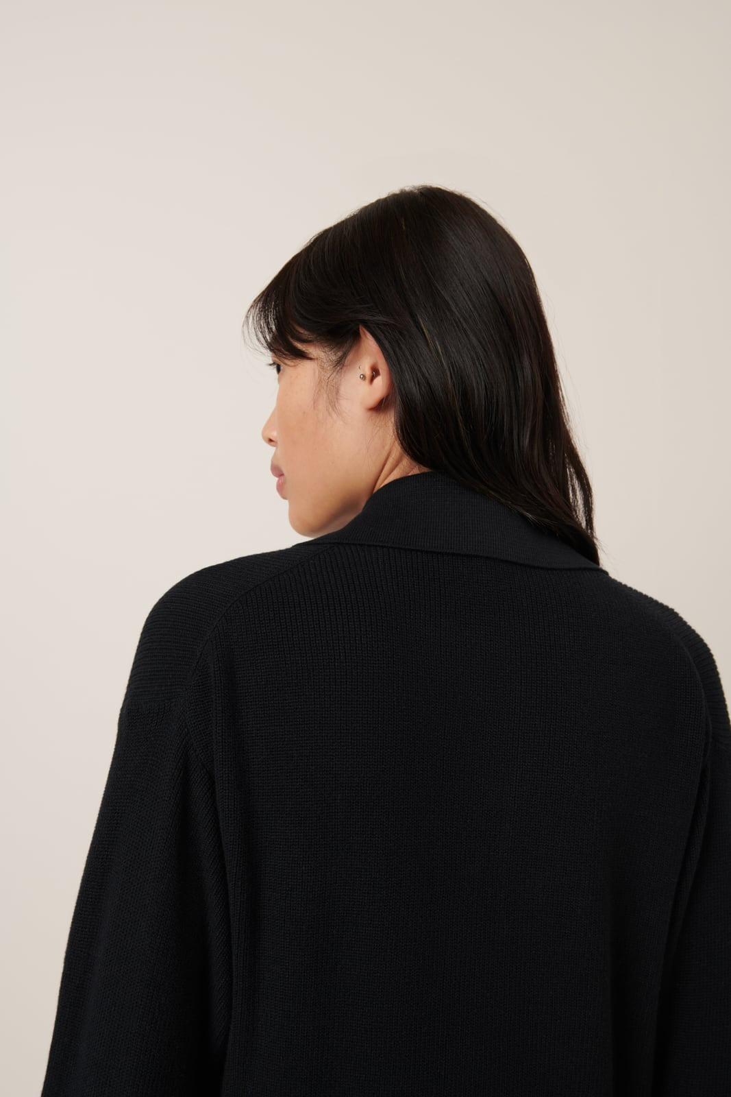 kowtow | Merel Cardigan | Black | Palm Boutique