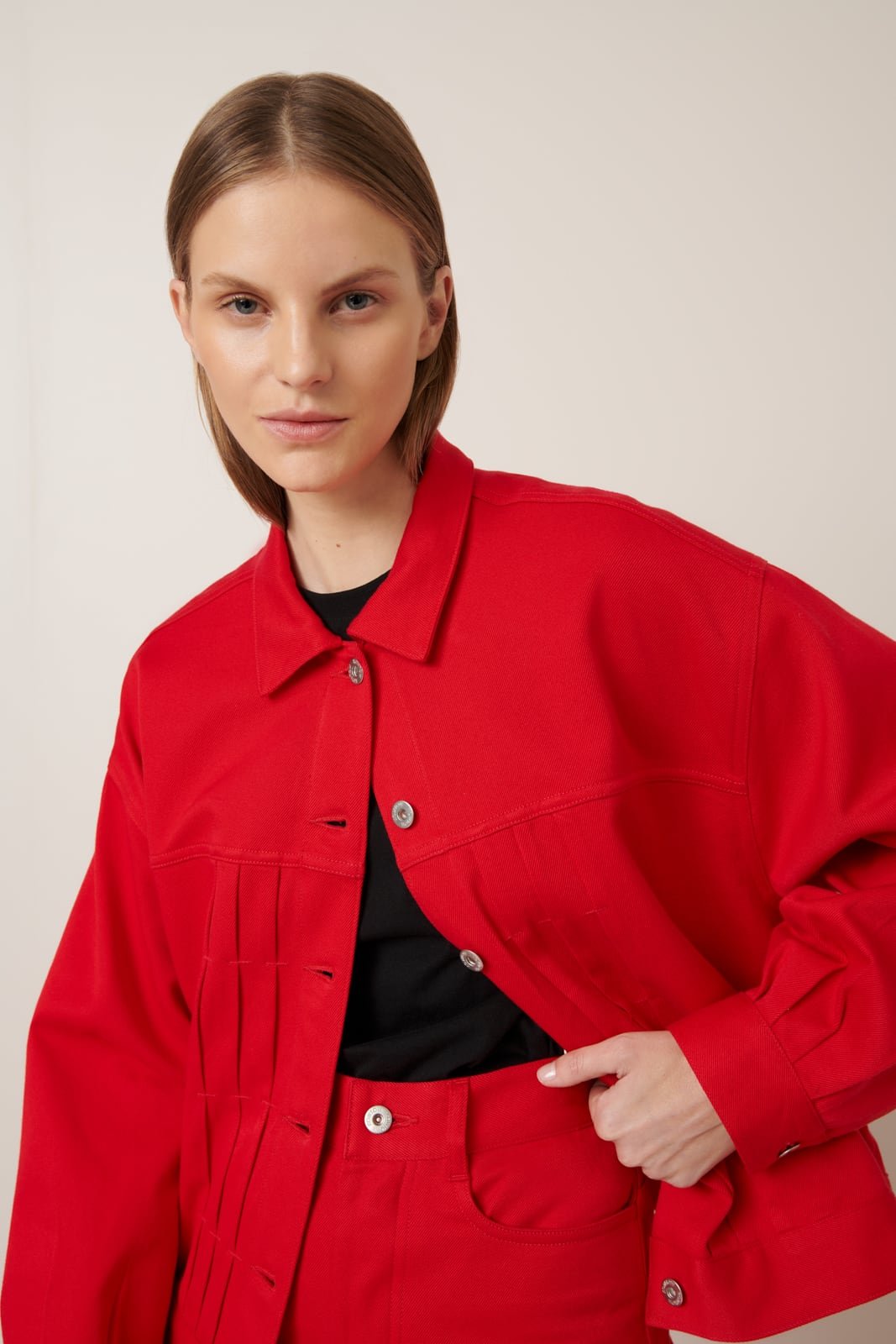 kowtow | Phoenix Jacket | Red | Palm Boutique