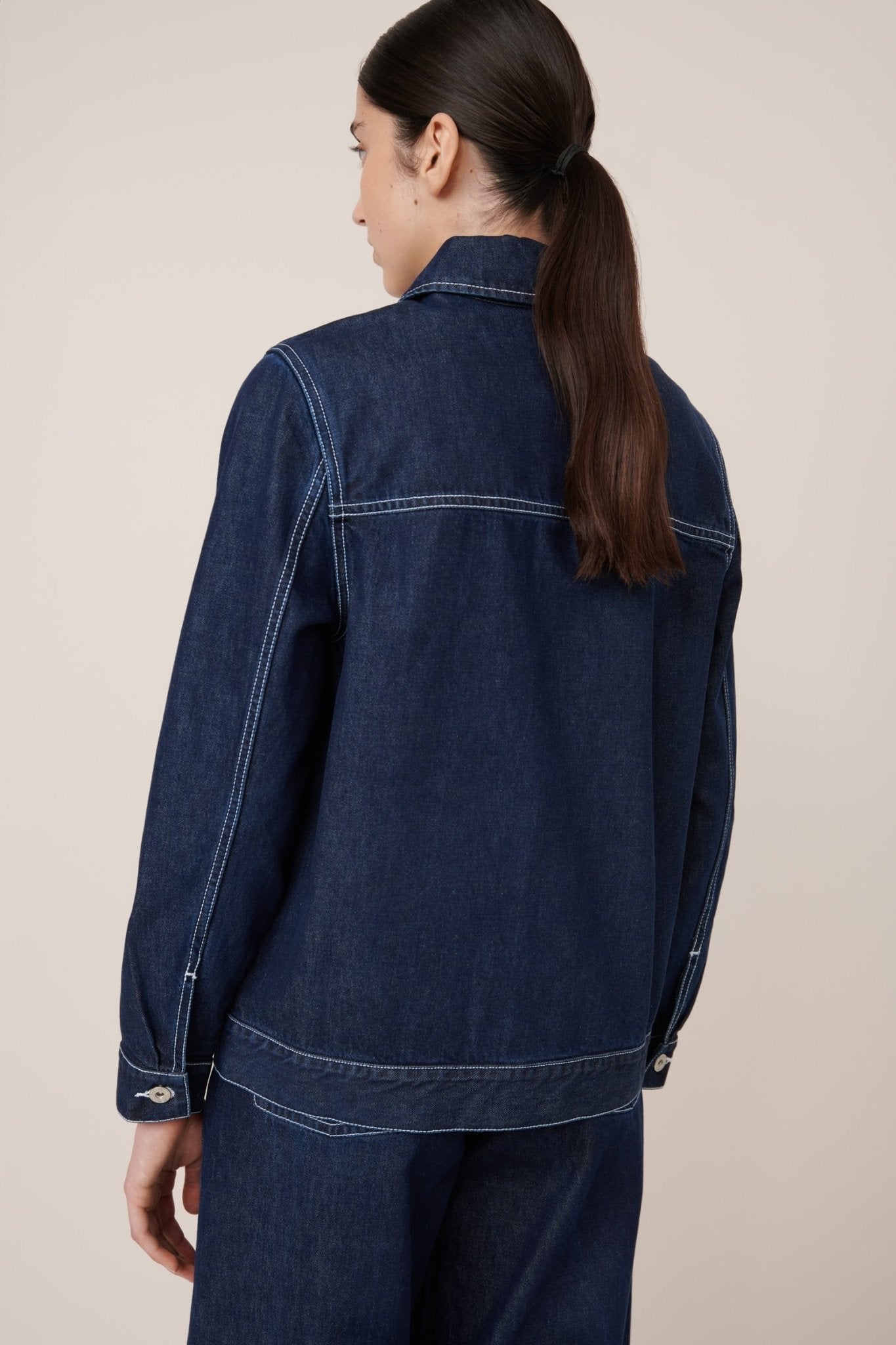 kowtow | Worker Jacket | Indigo | Palm Boutique