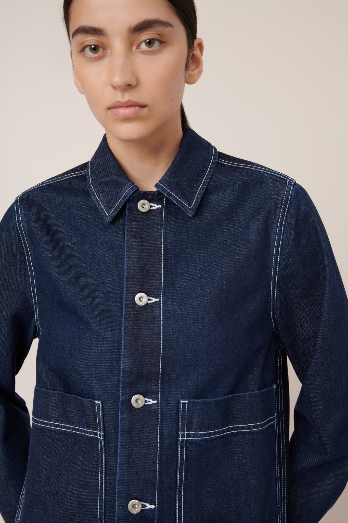 kowtow | Worker Jacket | Indigo | Palm Boutique