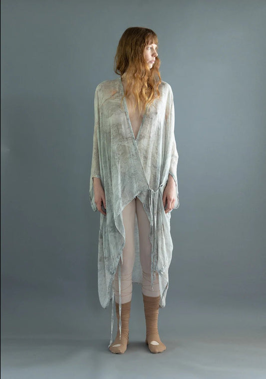 Lela Jacobs | Stone to Scree Smoking Jacket | Silk Georgette | Palm Boutique