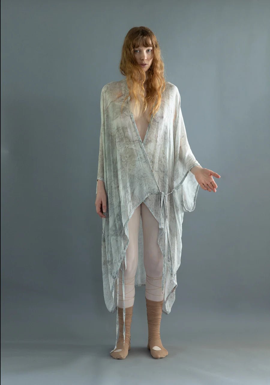 Lela Jacobs | Stone to Scree Smoking Jacket | Silk Georgette | Palm Boutique