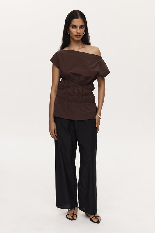 Marle | Aida Top | Chocolate | Palm Boutique