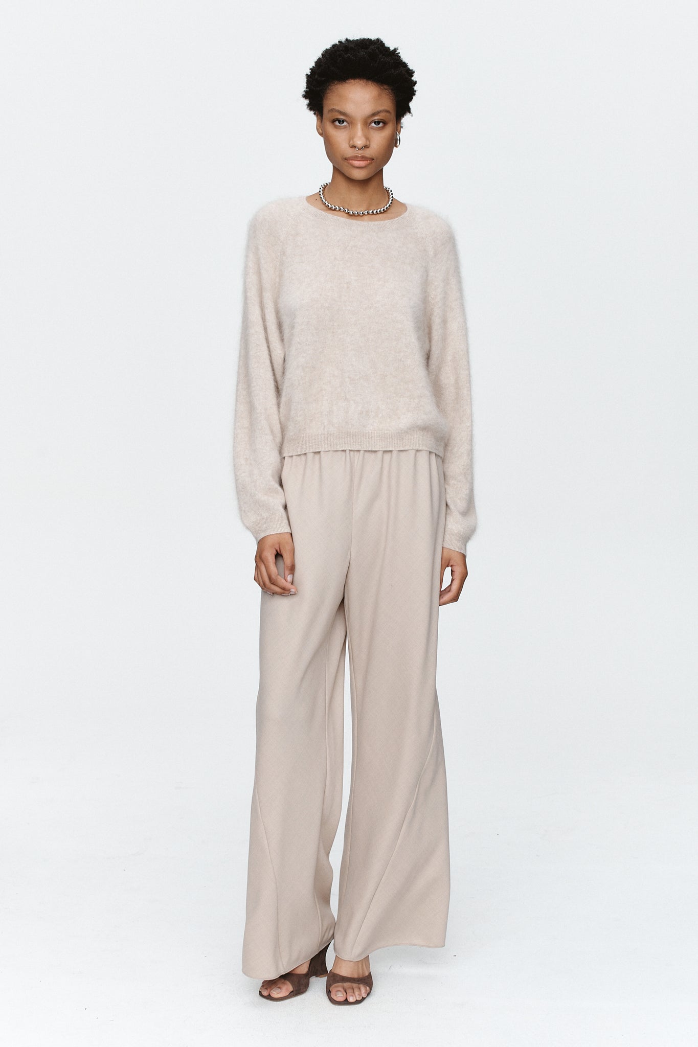 Marle | Magda Jumper | Macadamia | Palm Boutique