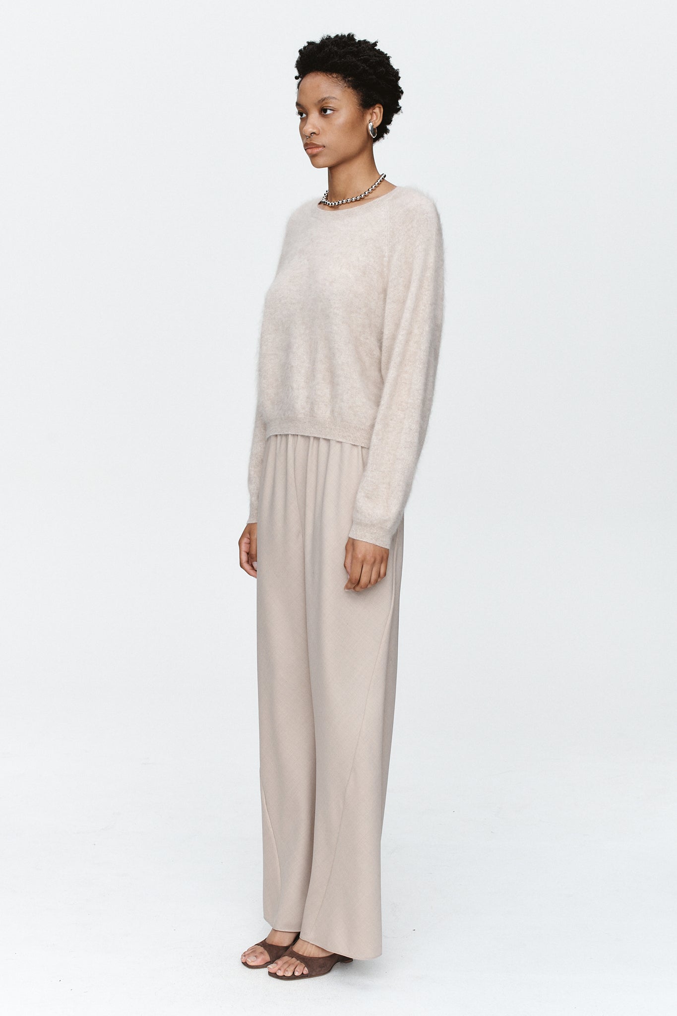 Marle | Magda Jumper | Macadamia | Palm Boutique