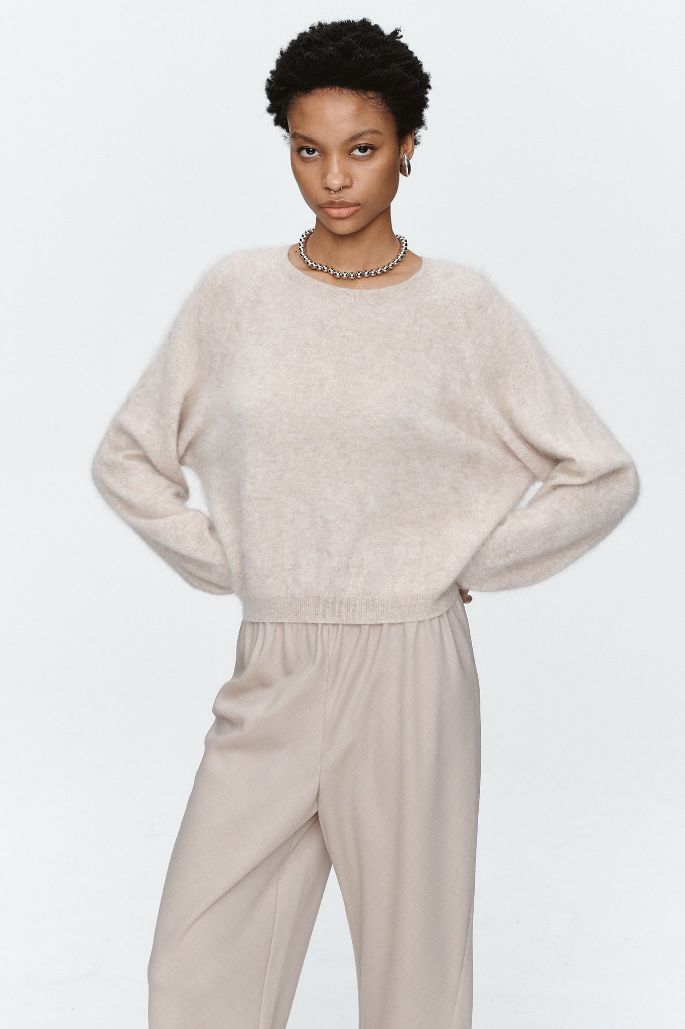 Marle | Magda Jumper | Macadamia | Palm Boutique