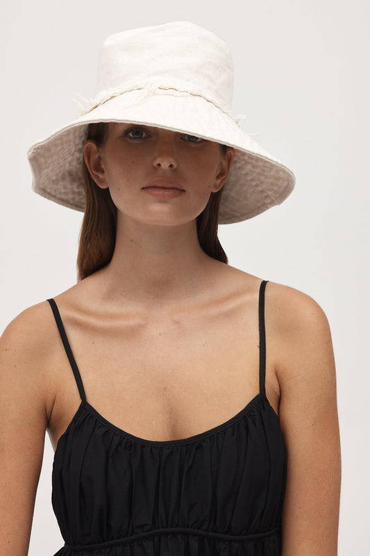 Marle | Nonna Hat (hemmed brim) | Natural | Palm Boutique