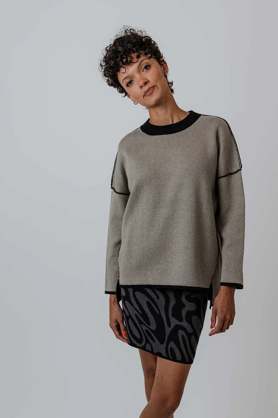 New Lands | Eddie Sweater | Schist | Palm Boutique