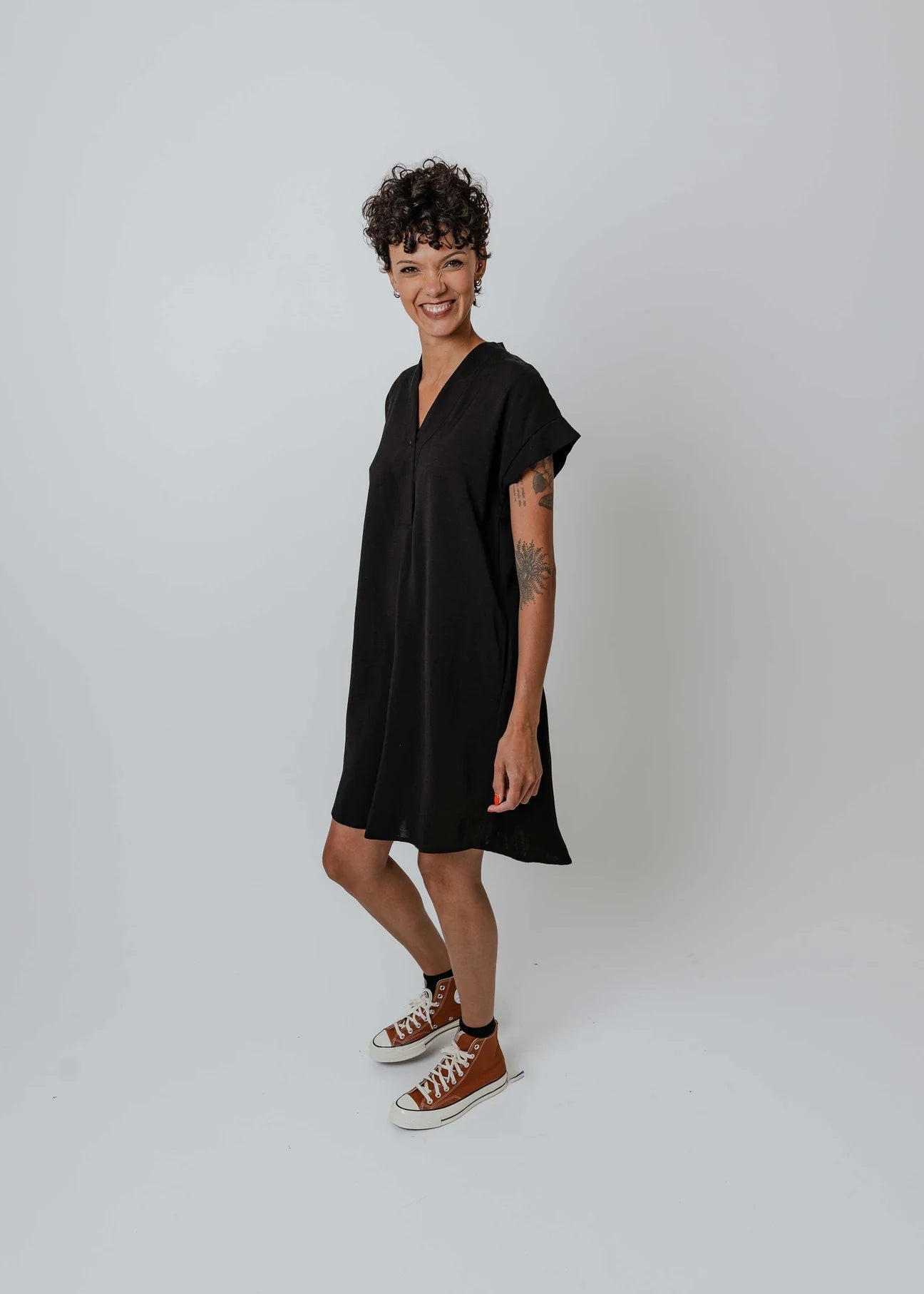 New Lands | Pippy Dress | Jet | Palm Boutique