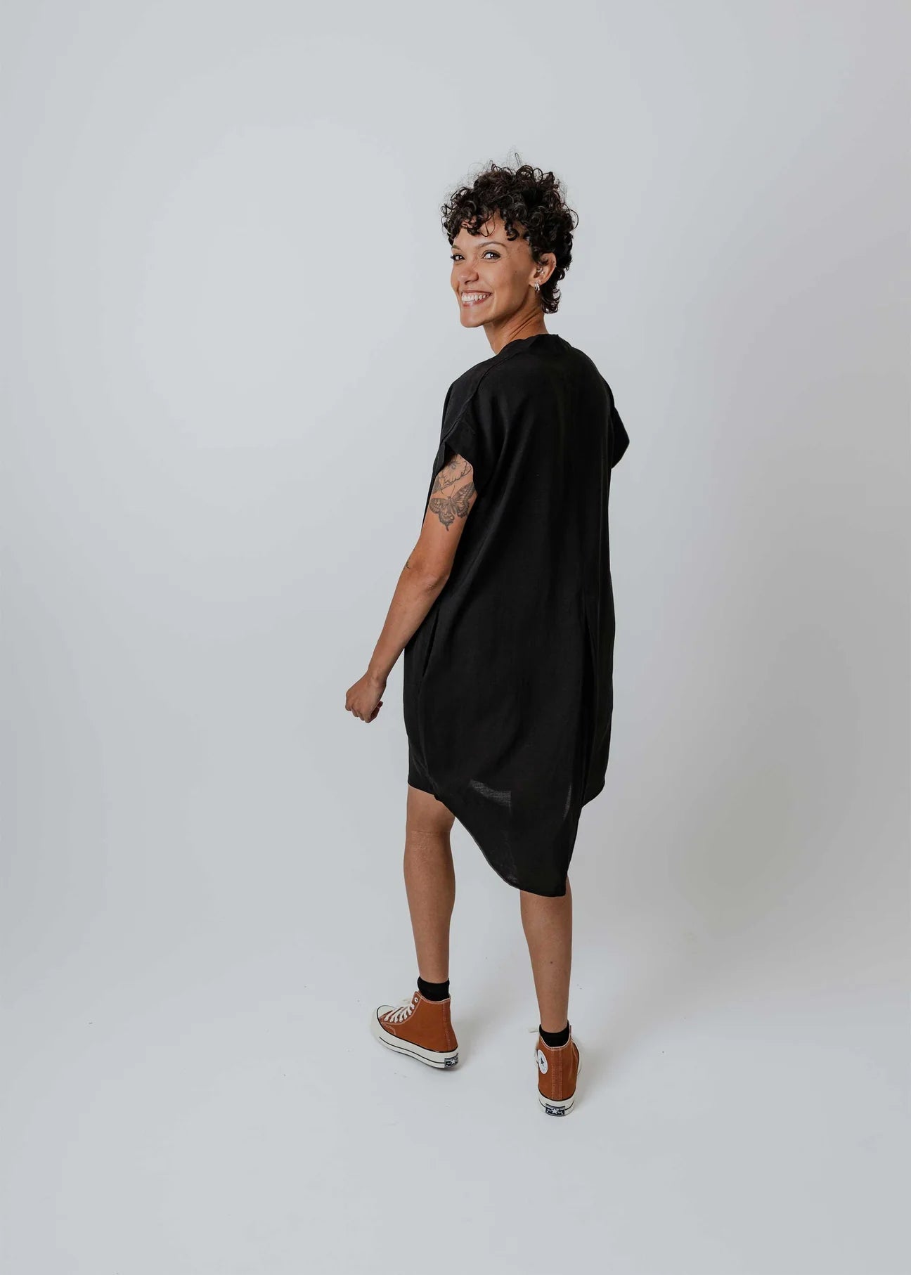 New Lands | Pippy Dress | Jet | Palm Boutique