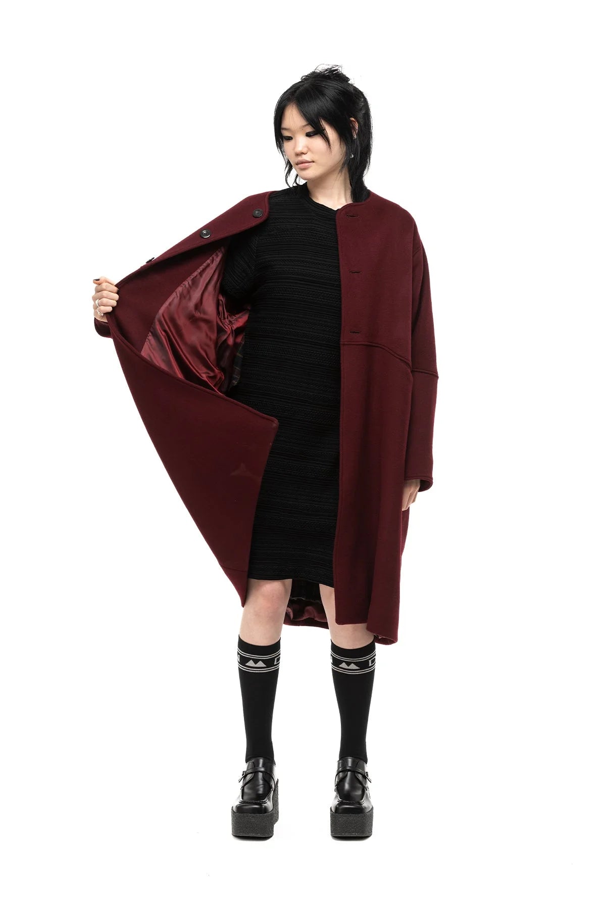 NOM*d | Baron Coat | Burgundy | Palm Boutique