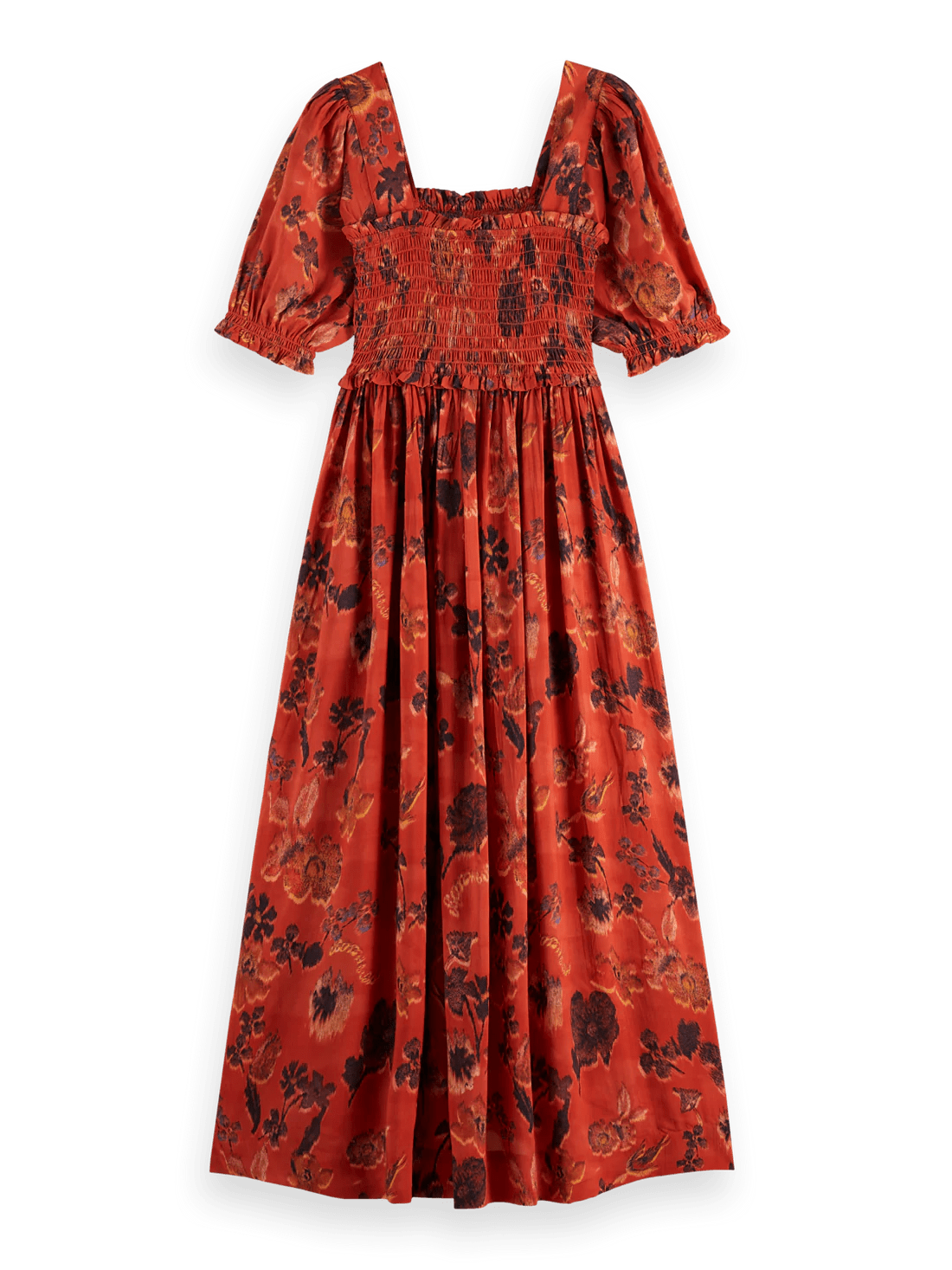 Scotch & Soda | Maxi Dress with Smock | Poetry Tapestry | Palm Boutique