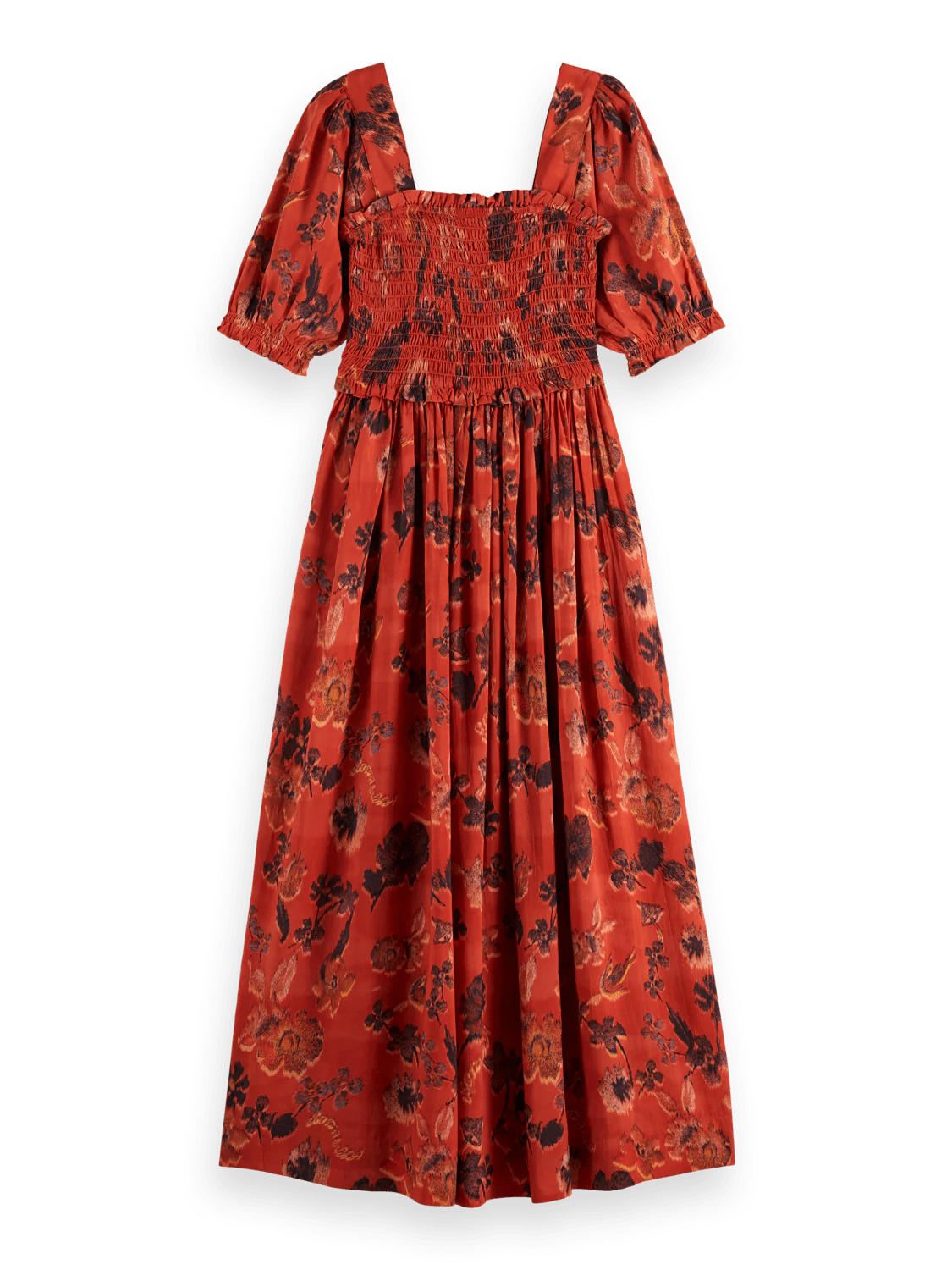 Scotch & Soda | Maxi Dress with Smock | Poetry Tapestry | Palm Boutique