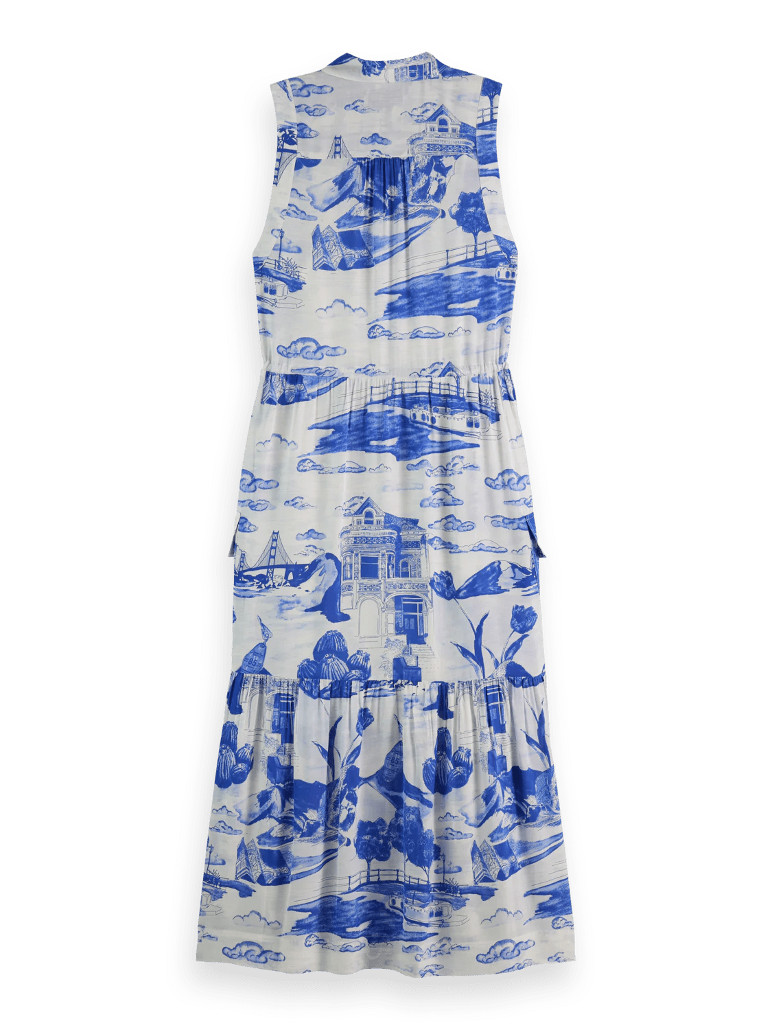 Scotch & Soda | Maxi Fluid Utility Dress | Journey of the Free | Palm Boutique