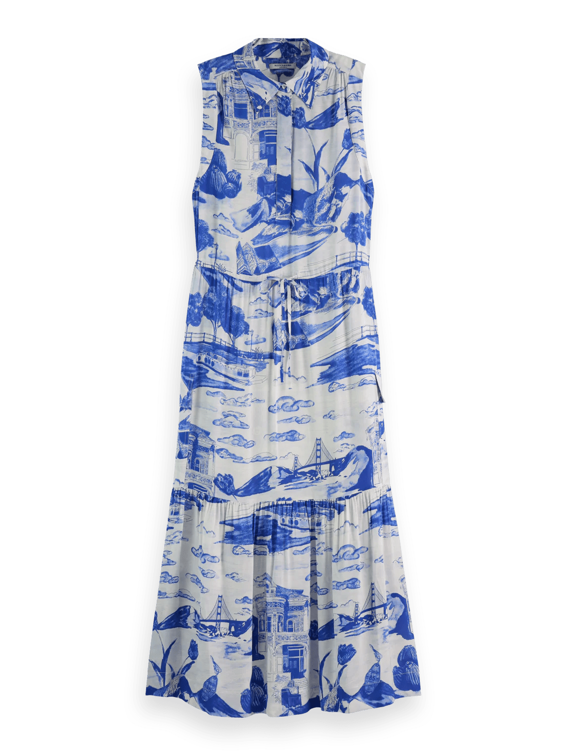 Scotch & Soda | Maxi Fluid Utility Dress | Journey of the Free | Palm Boutique