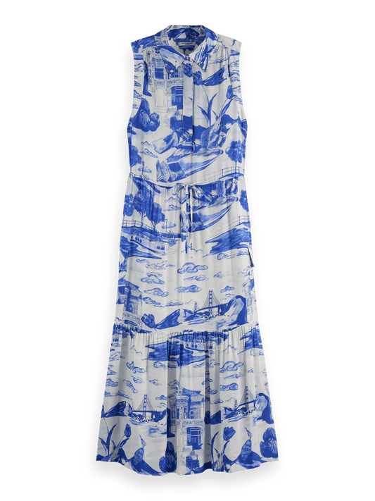 Scotch & Soda | Maxi Fluid Utility Dress | Journey of the Free | Palm Boutique