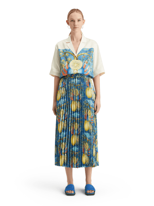 Scotch & Soda | Pleated Printed Skirt | Embassy Tree | Palm Boutique