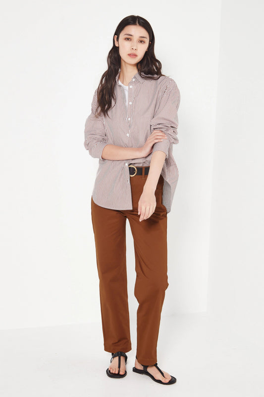 Shjark | Baildon Shirt | Burnt Sienna Stripe | Palm Boutique