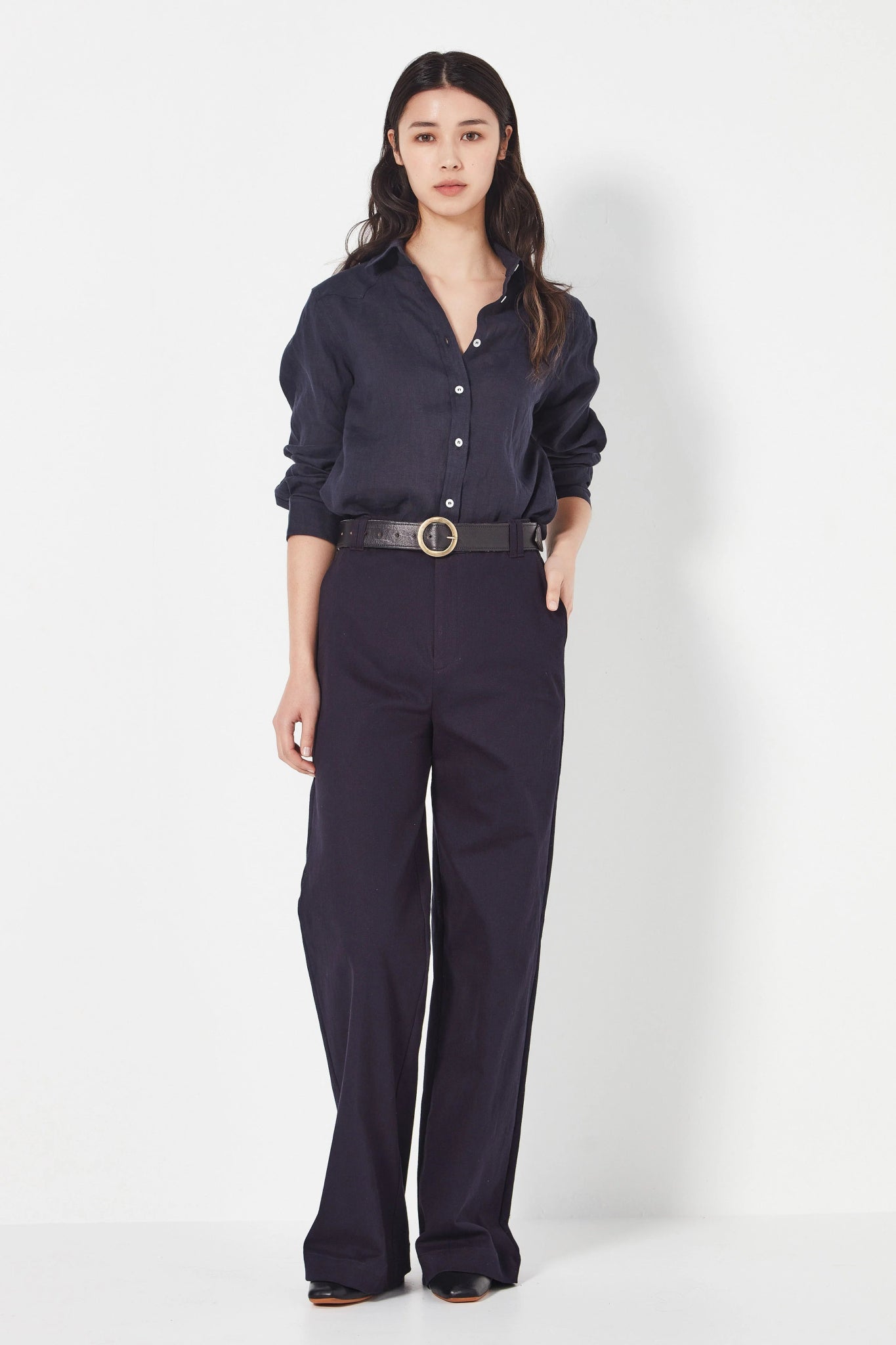 Shjark | Cardiff Trouser | Navy | Palm Boutique