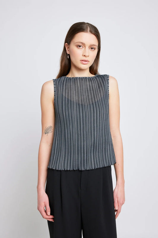 twenty - seven names | All disco no panic top | Black stripe | Palm Boutique