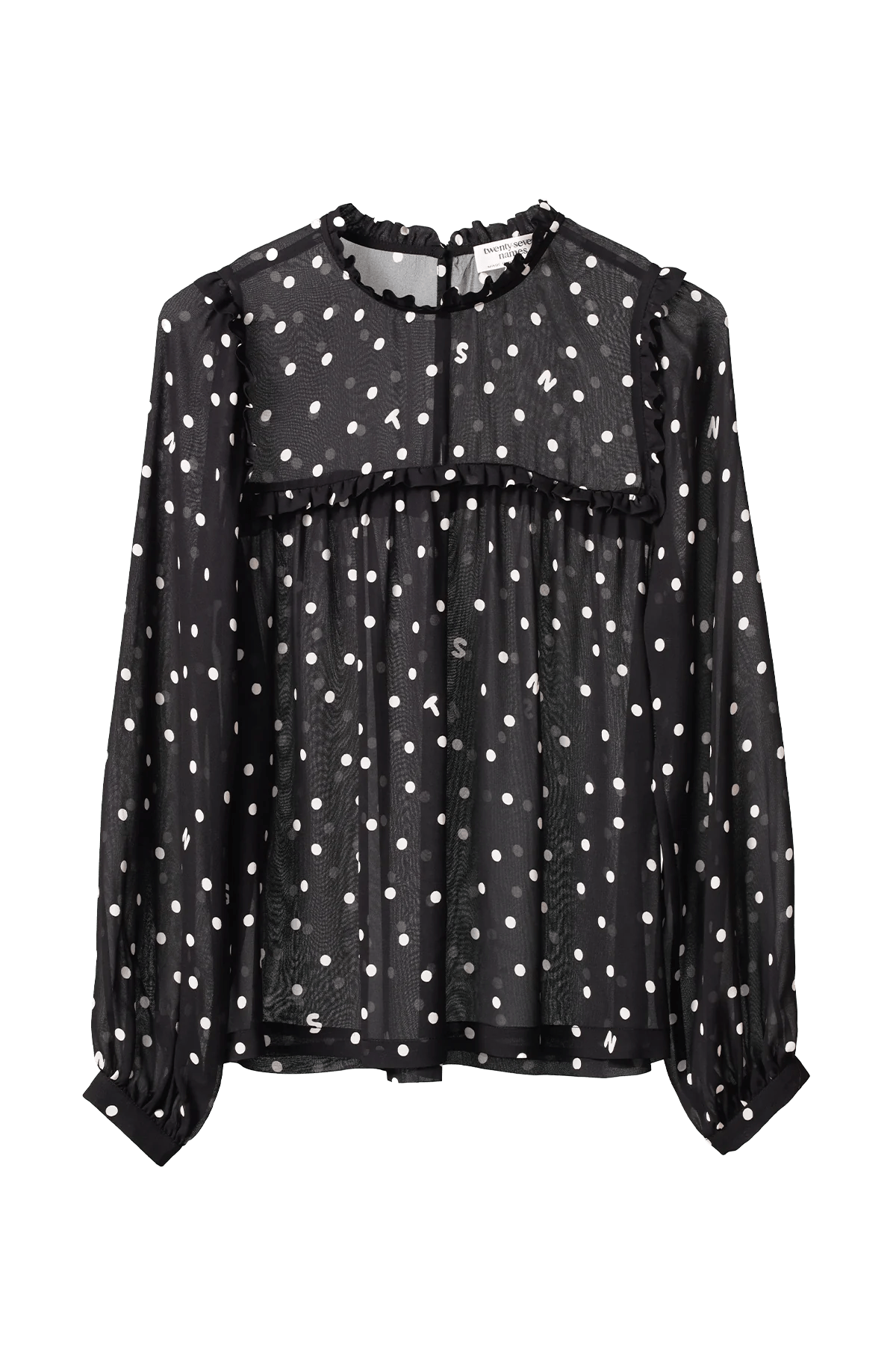 twenty-seven names | Andromeda Blouse | Black TSN Spot | Palm Boutique