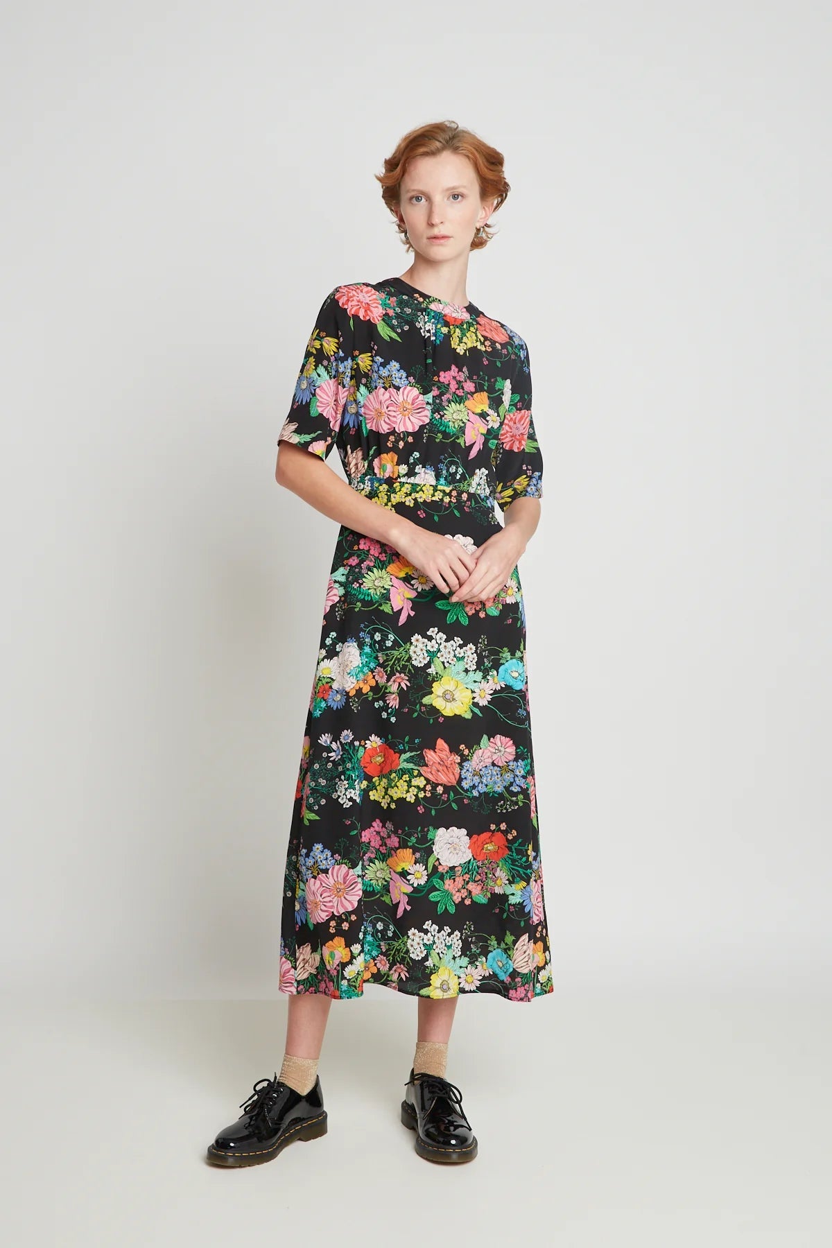 twenty - seven names | House of TSN Dress | Black Floral | Palm Boutique