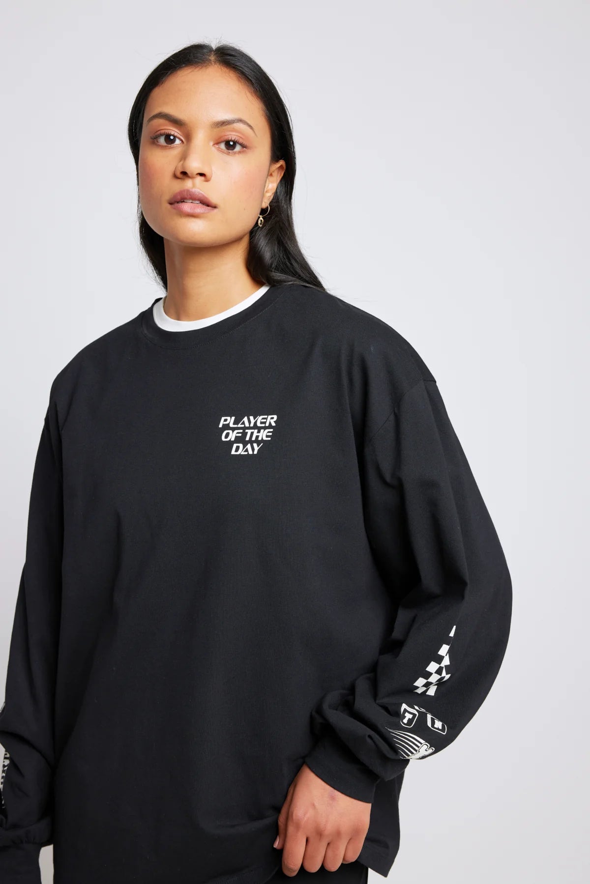 twenty - seven names | Player of the day long sleeved top | Black | Palm Boutique