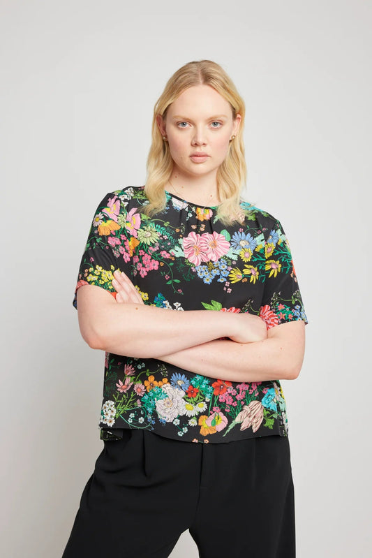 twenty - seven names | Rosamund Tee | Black Floral | Palm Boutique