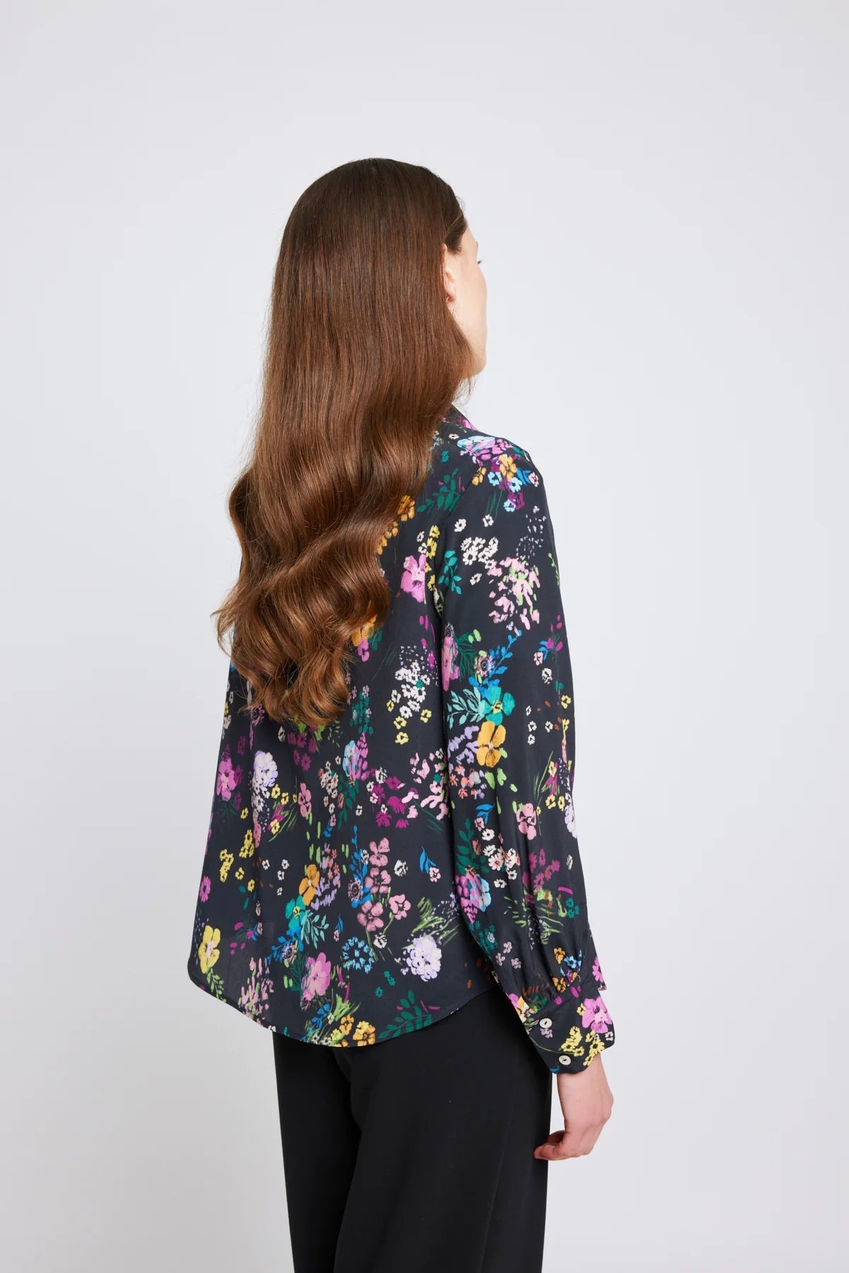 twenty - seven names | Trailblazer shirt | Black floral | Palm Boutique