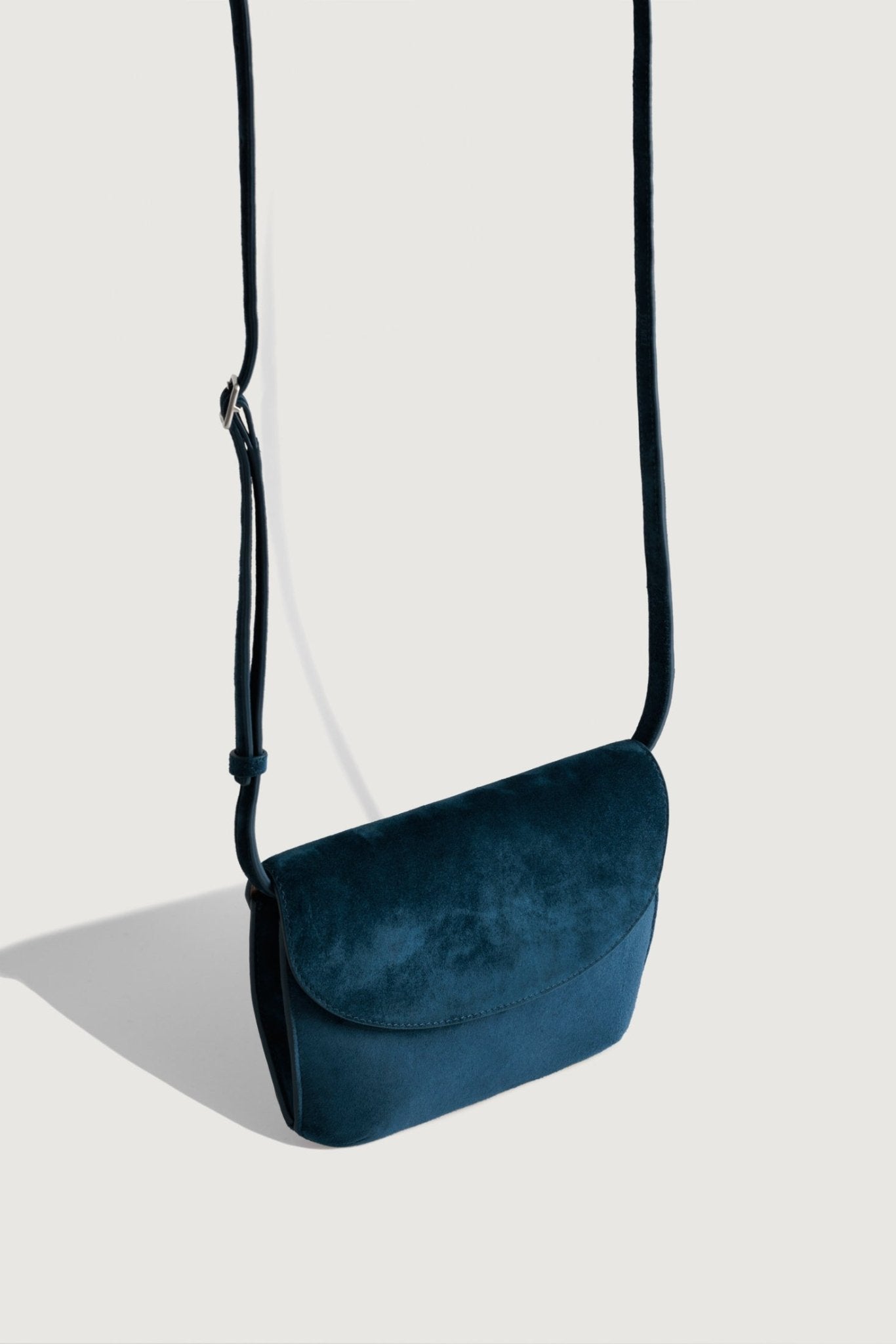 Yu Mei | Keriana Clutch | Blue Navy Suede | Palm Boutique