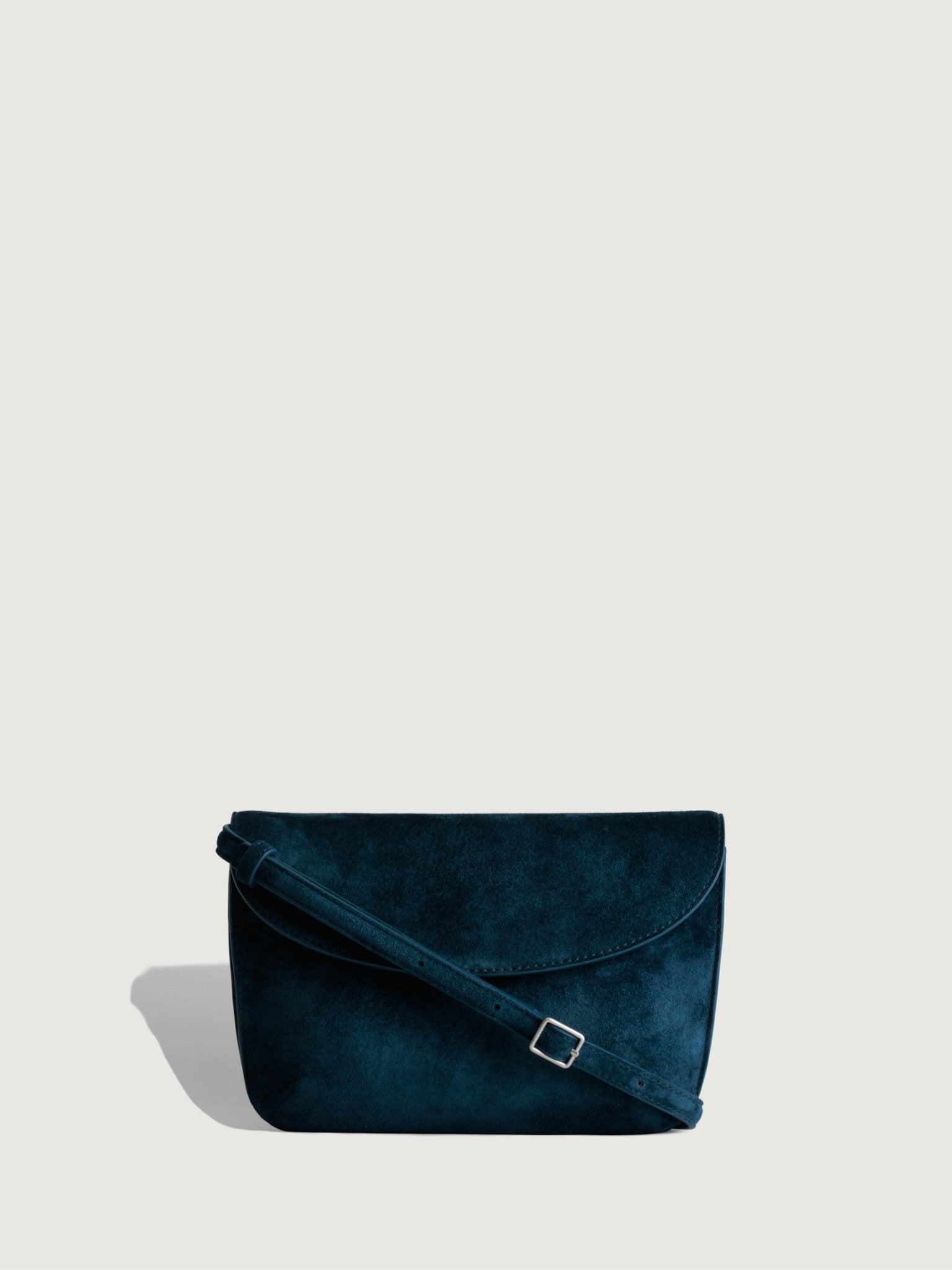 Yu Mei | Keriana Clutch | Blue Navy Suede | Palm Boutique